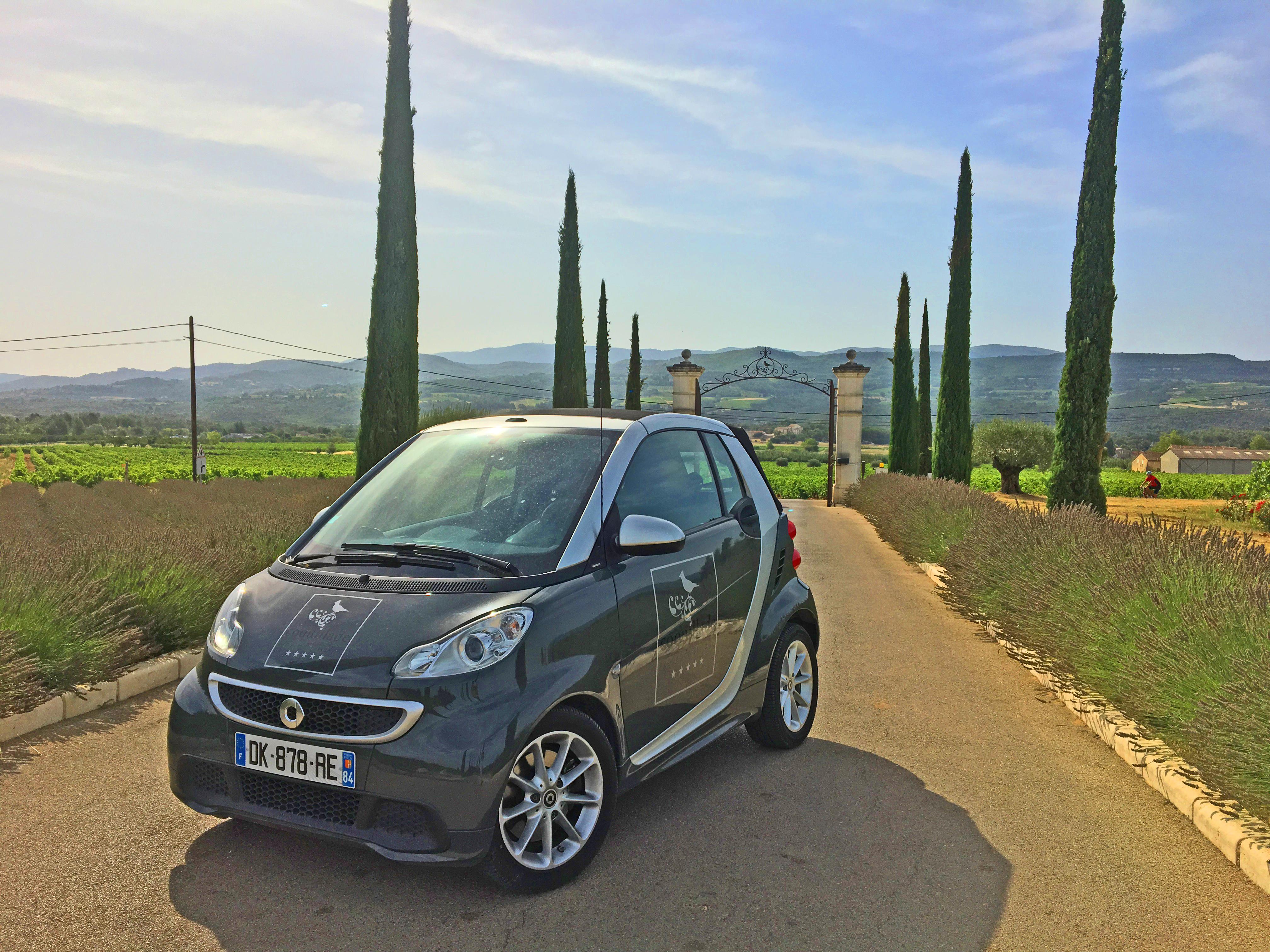 smart cabrio provence frankrijk