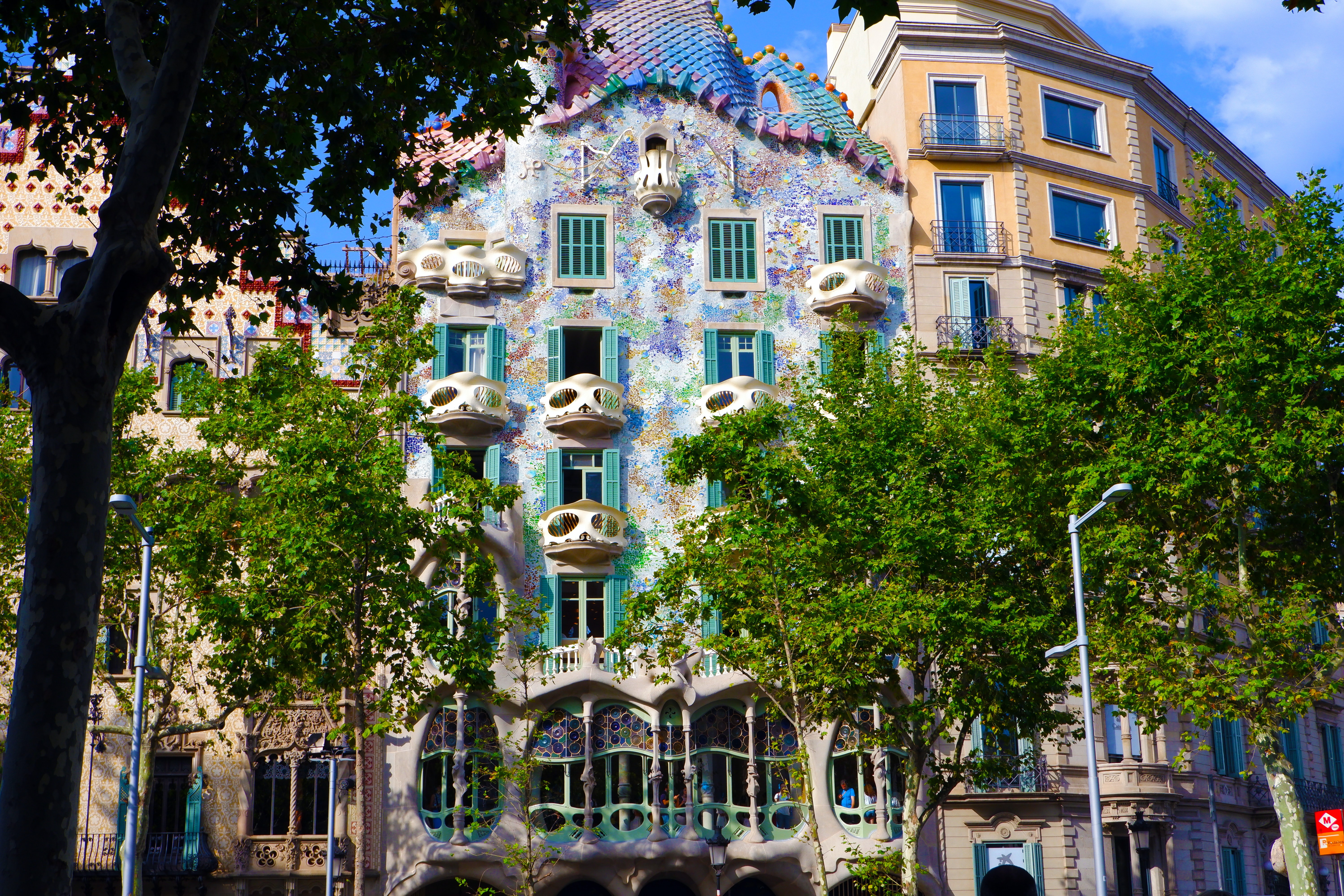 casa battlo barcelona herfst