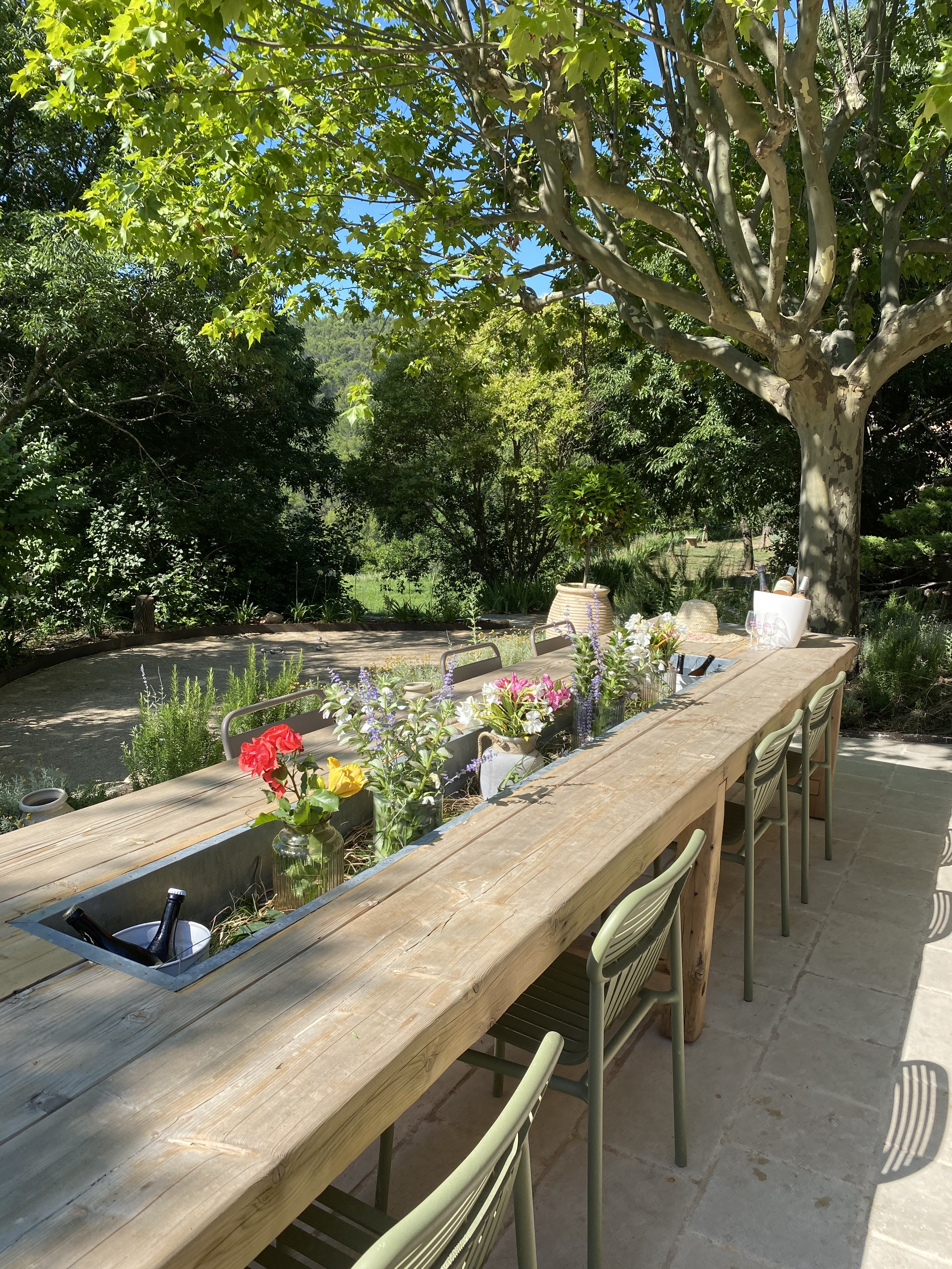 table de degustation lou calen