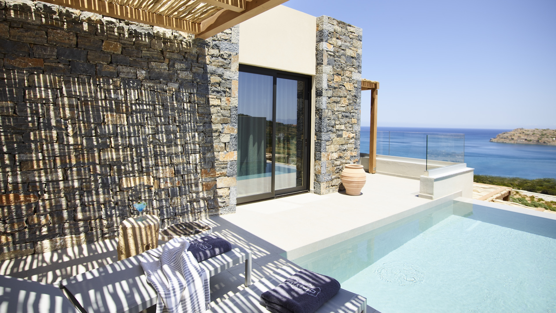 4 privezwembad uitzicht zee cayo boutique resort kreta