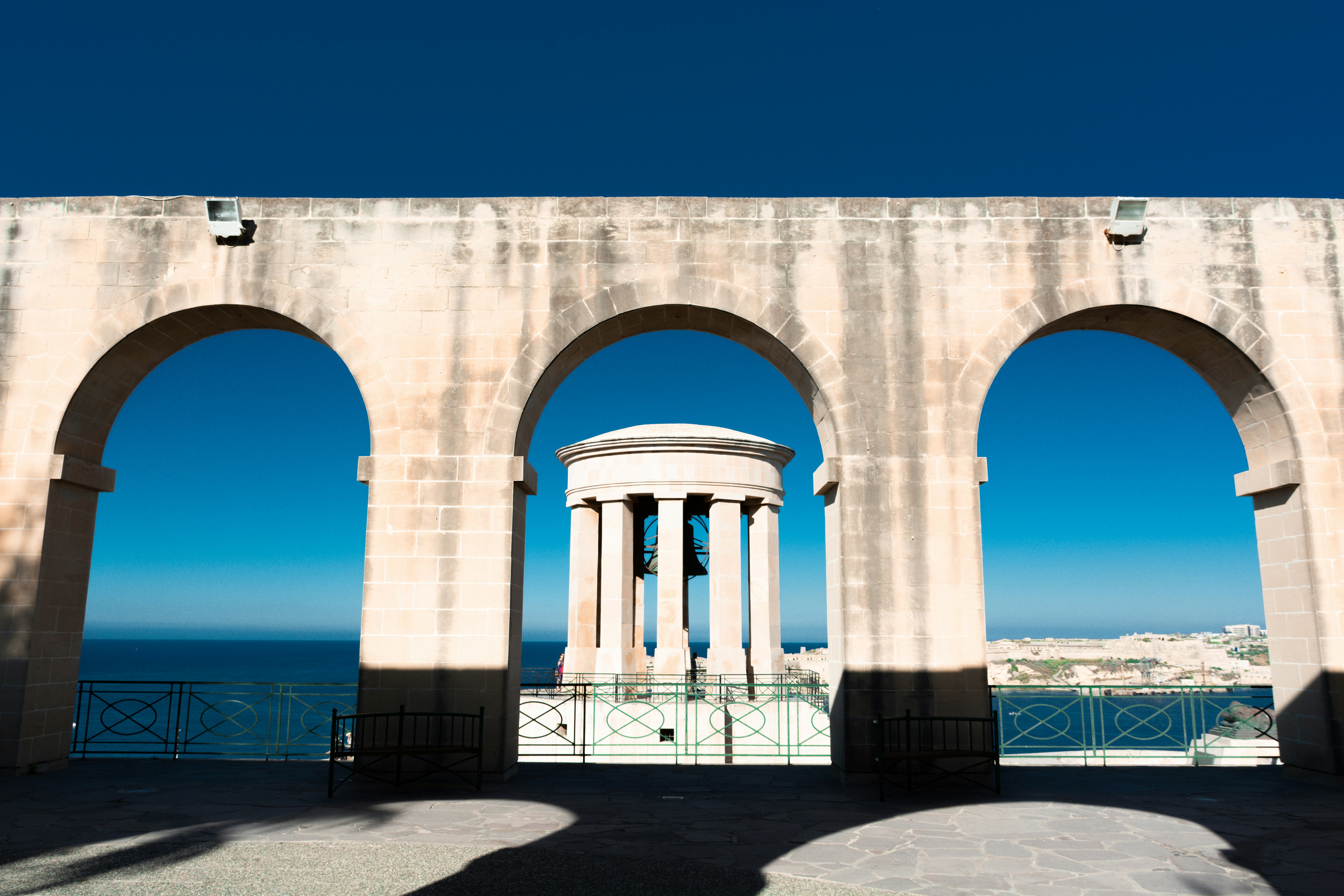 valletta upper barakka gardens view