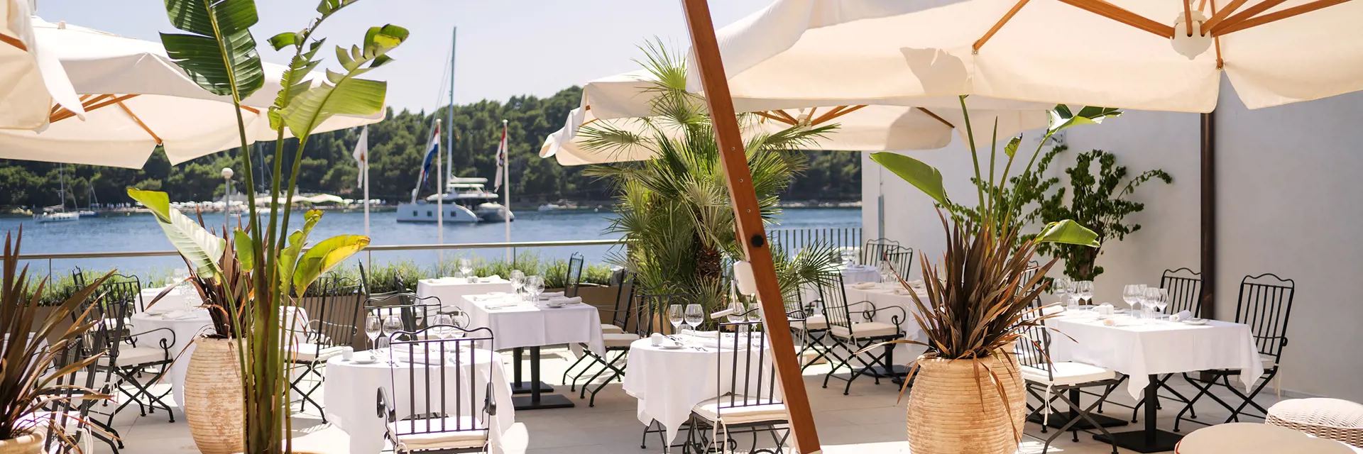 alh hotel supetar cavtat restaurant terrace
