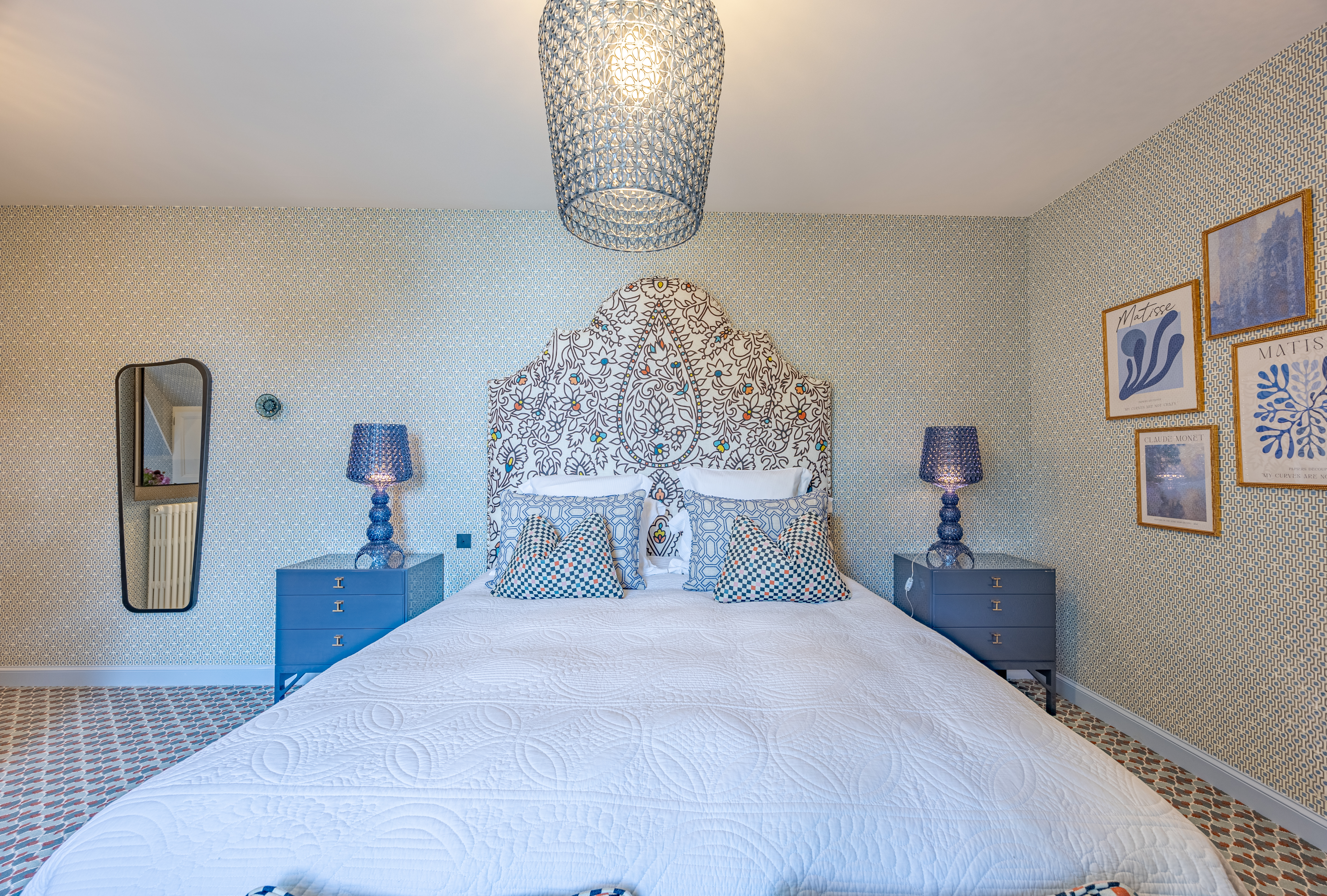 14 villa haute guais blauwe kamer