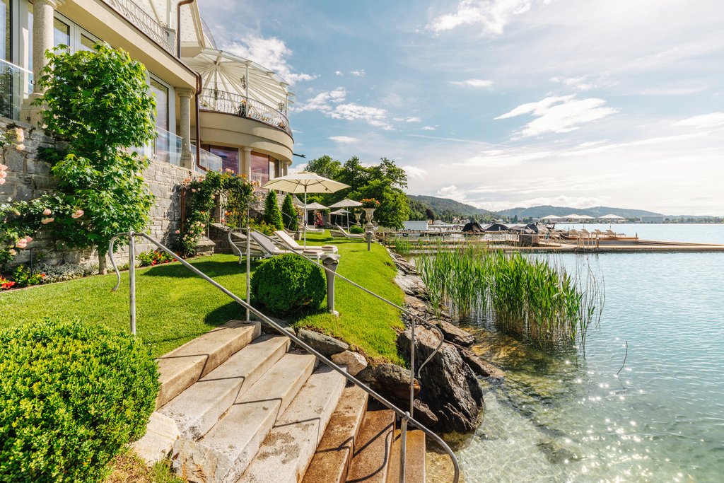 private beach stairs