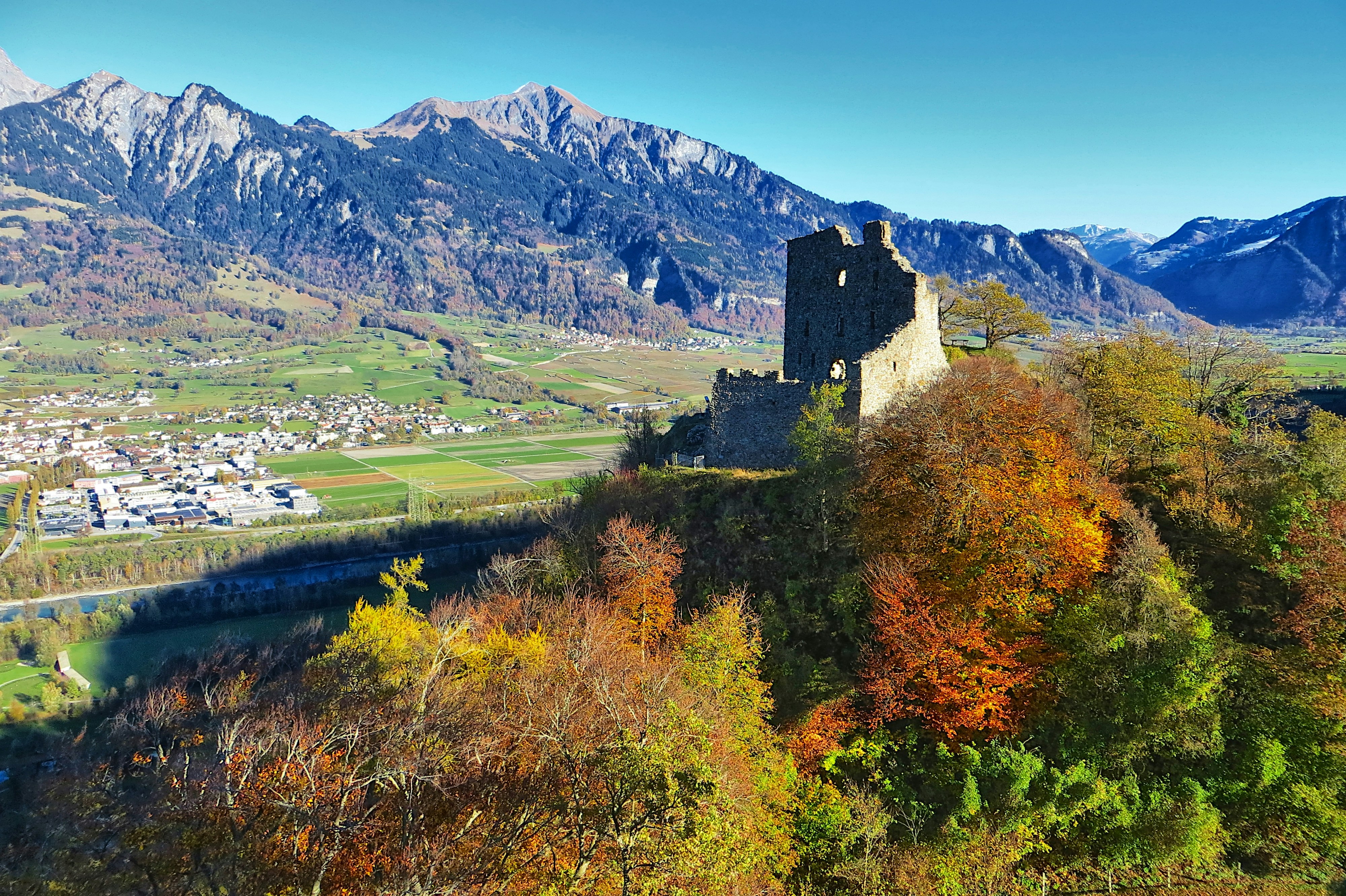 wartenstein castle ruins sankt gallen