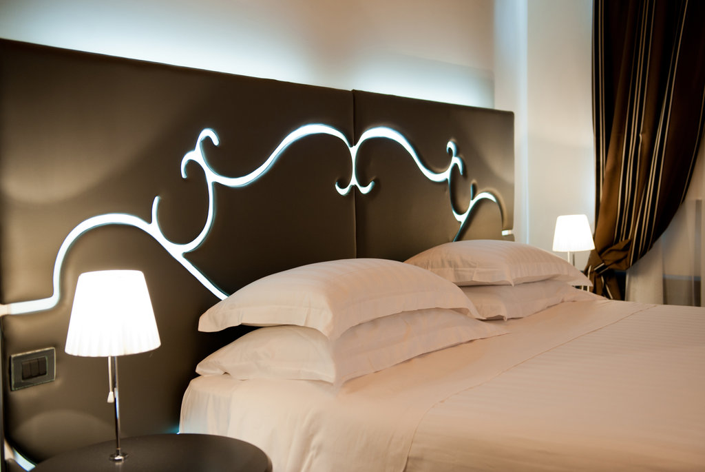 classic room detail headboard
