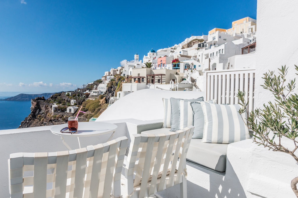 superior double room caldera view terrace