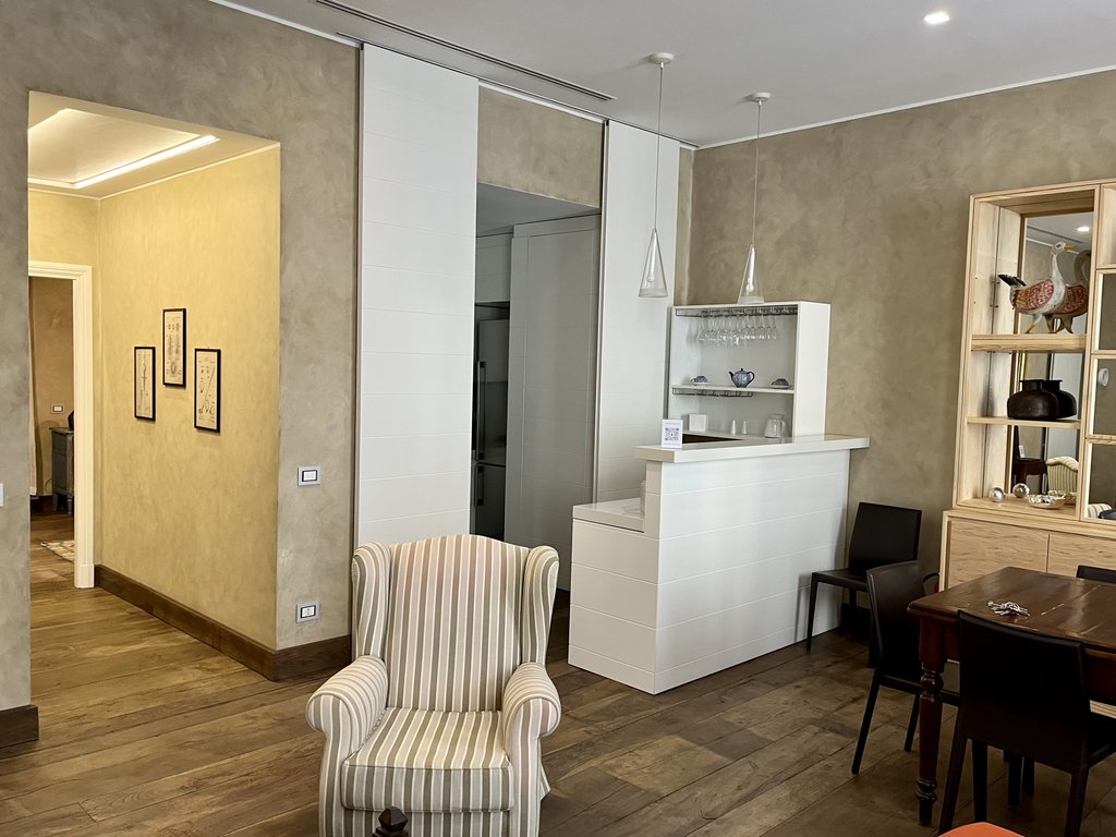 aventino apartment living room kitchen