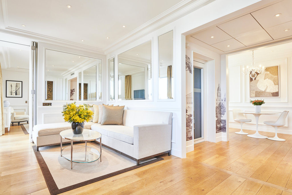 3eiffel tower suite living and sitting area