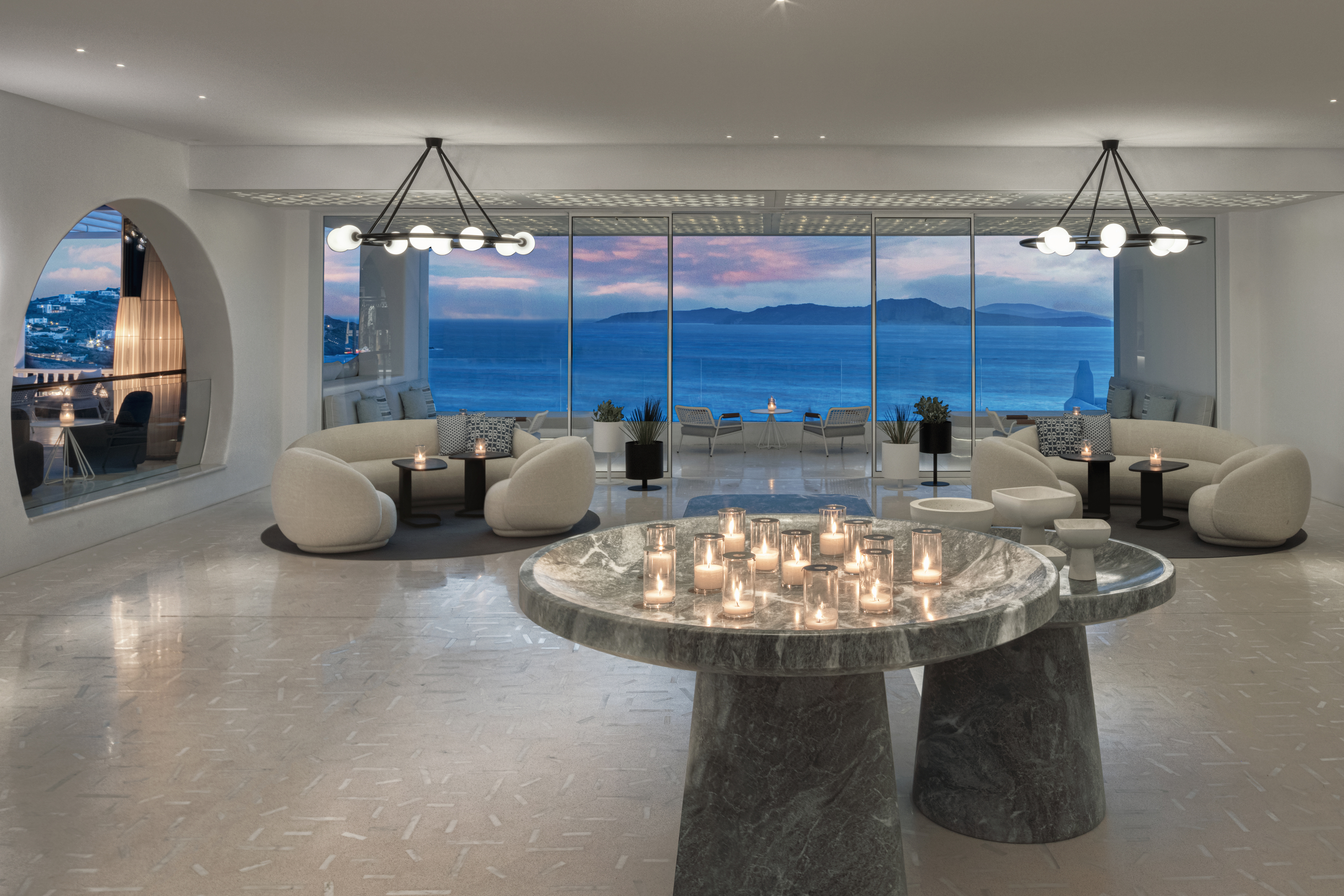 lobby area