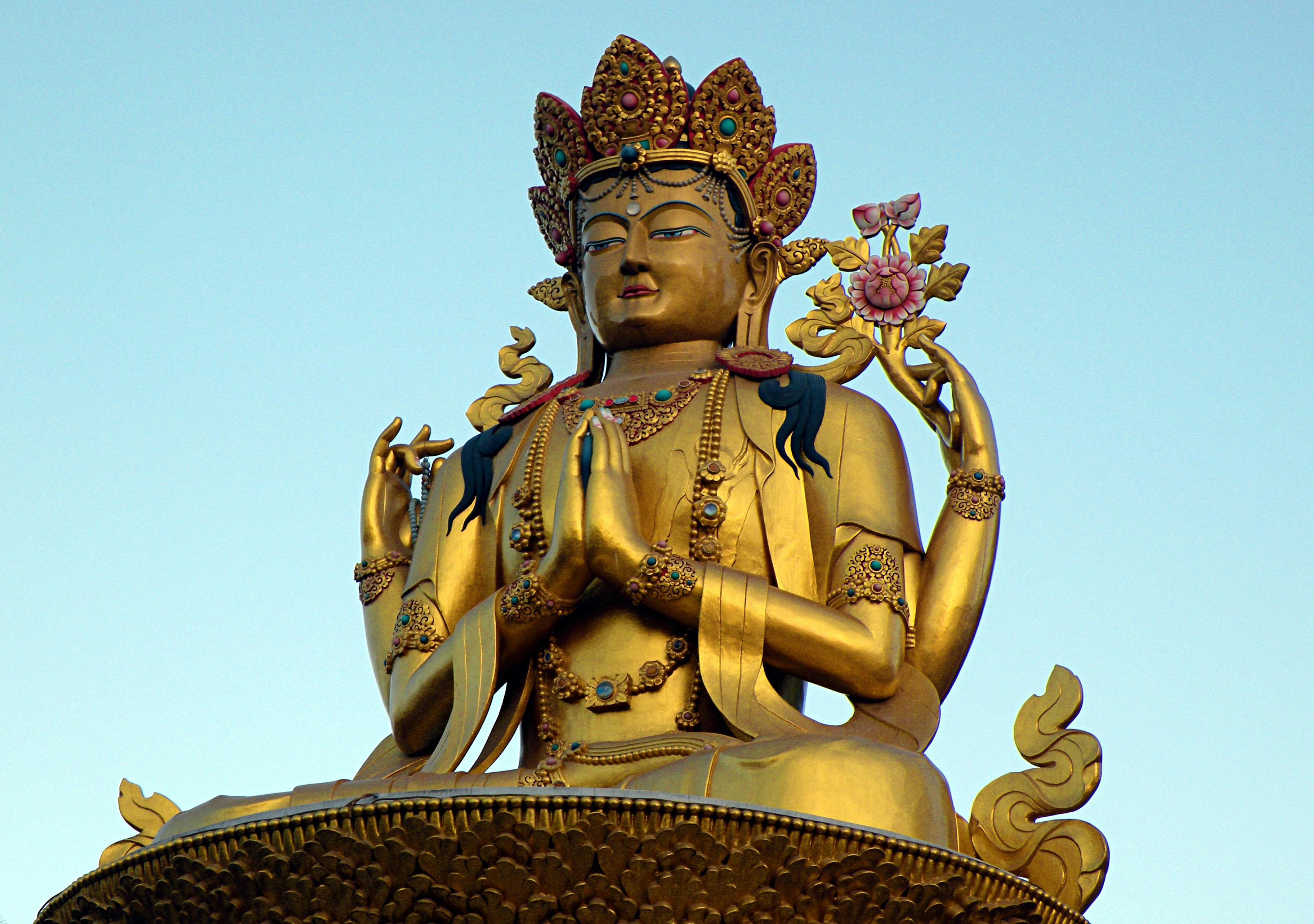 crown buddha shakyamuni buddha wearing a crown