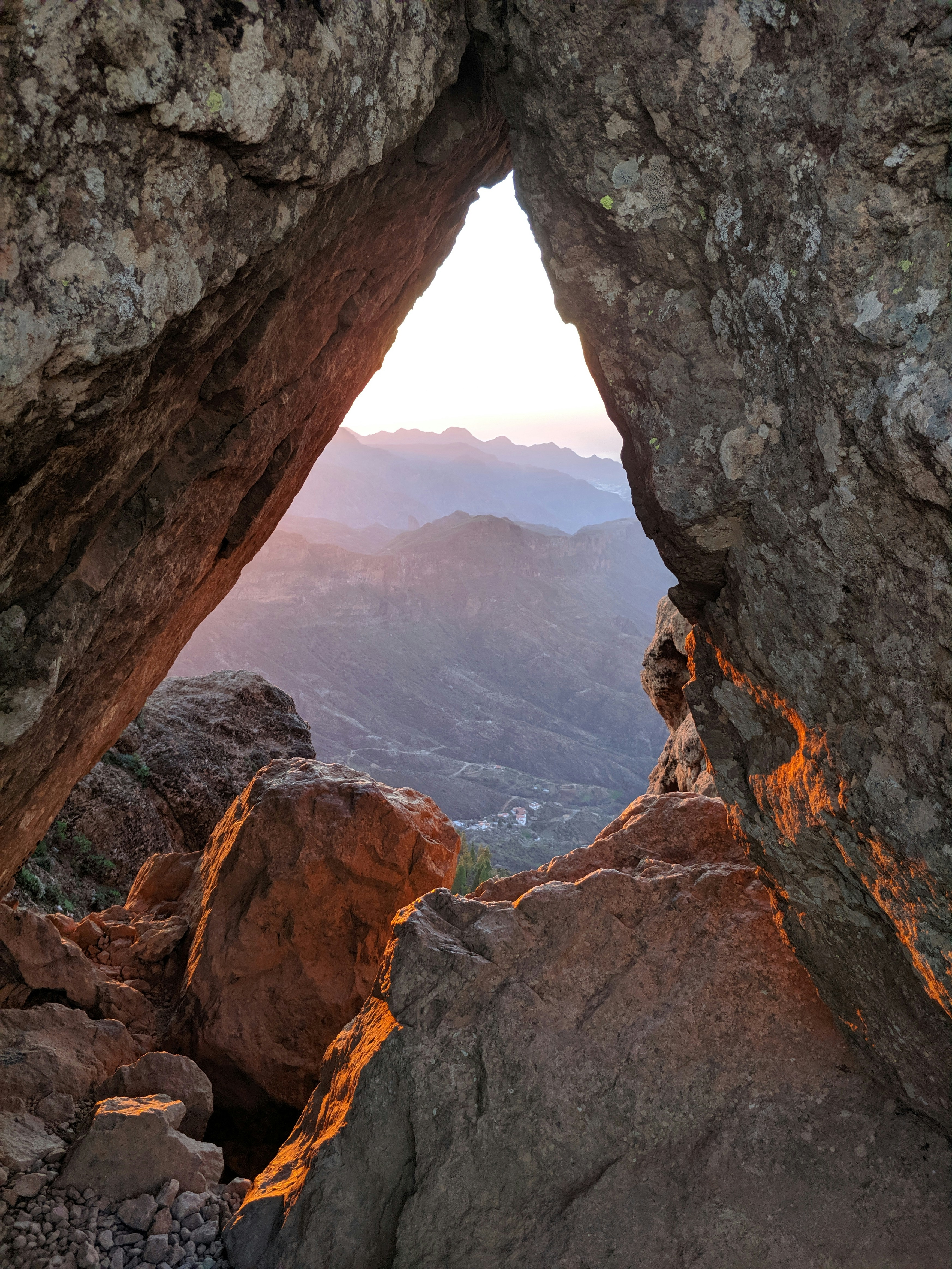 roque nublo uitzicht
