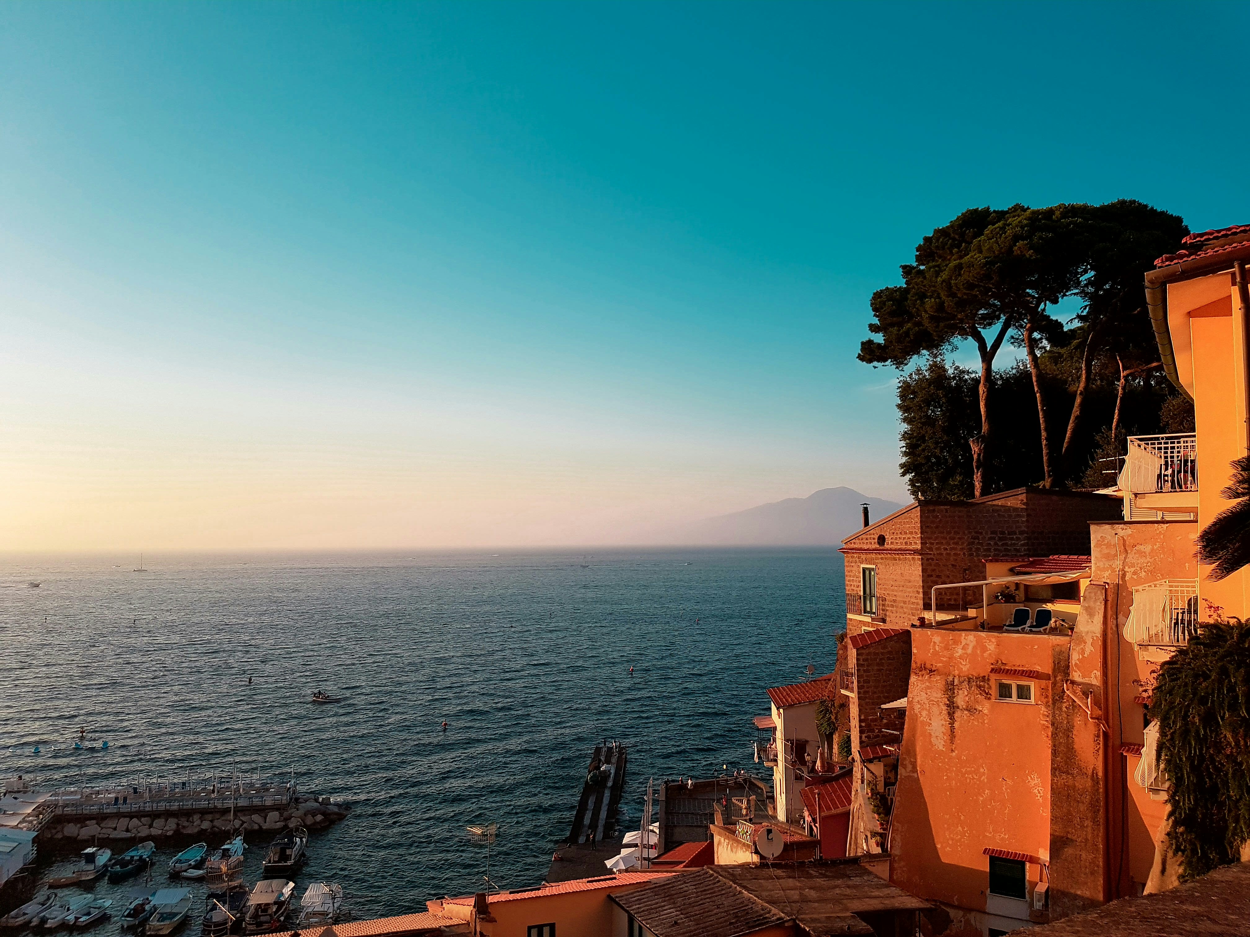 sorrento zicht op zee