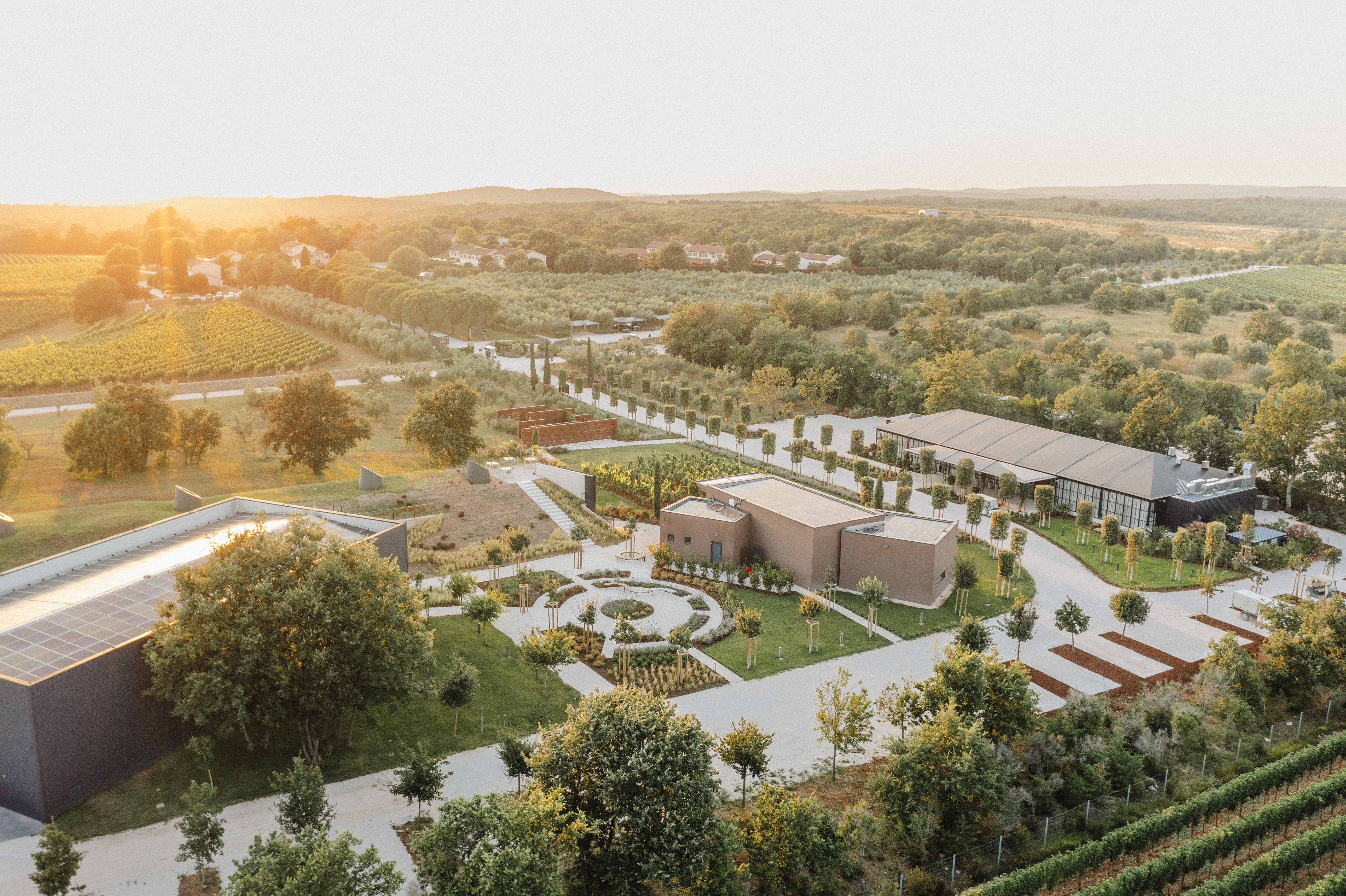 meneghetti winery and garden pavilion 1