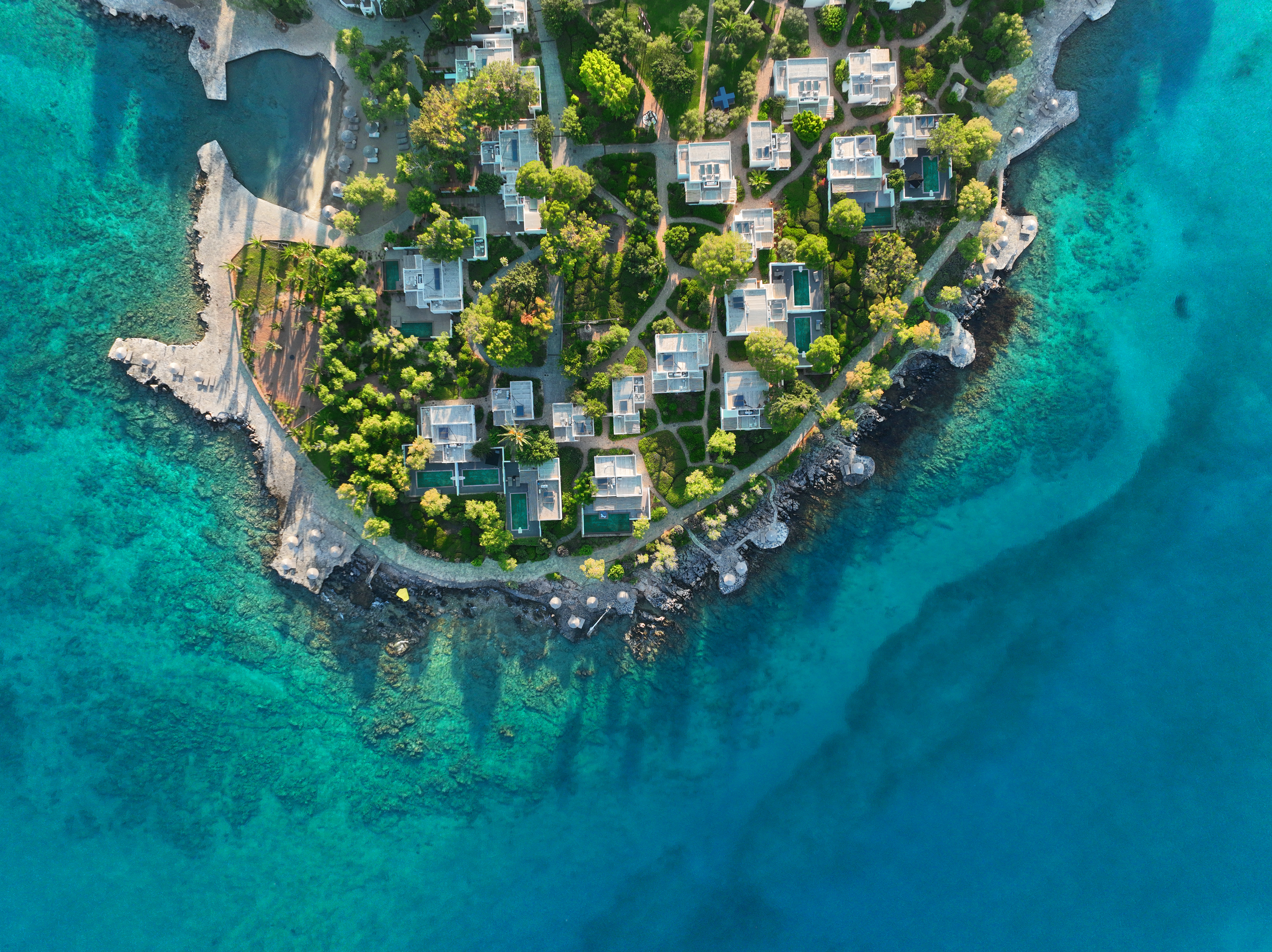 1 hero minos beach art hotel aerial