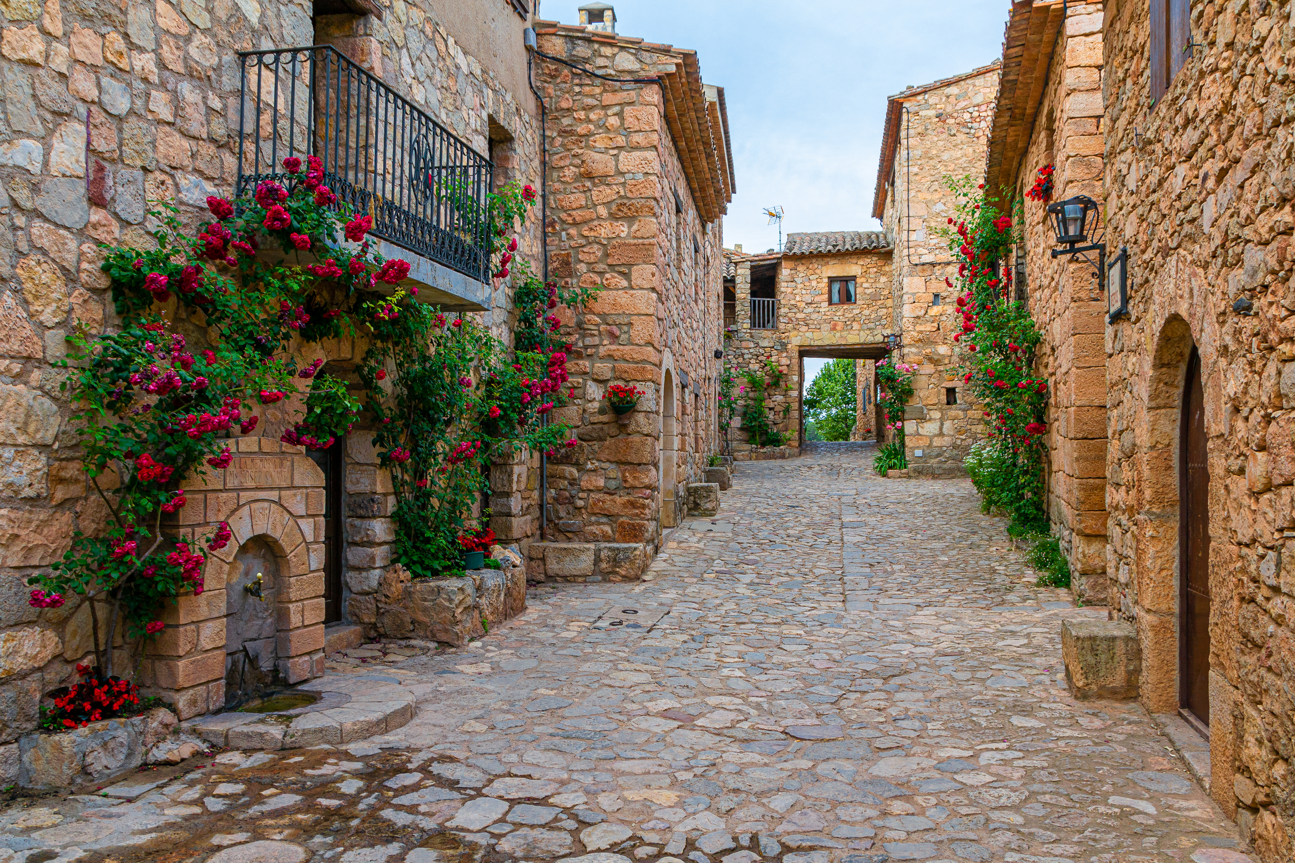 priorat straat catalonie spanje