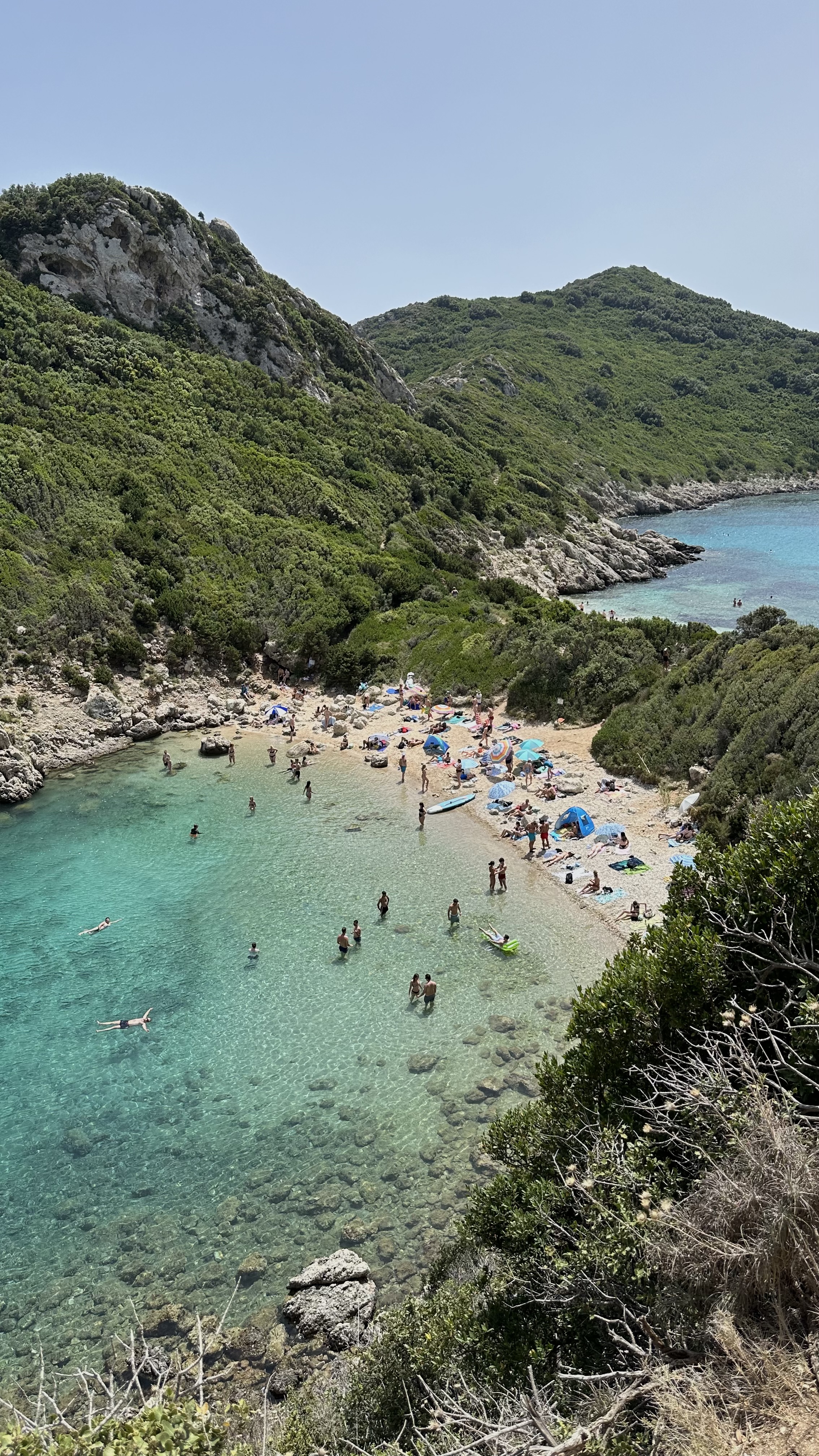 eiland corfu strand griekenland