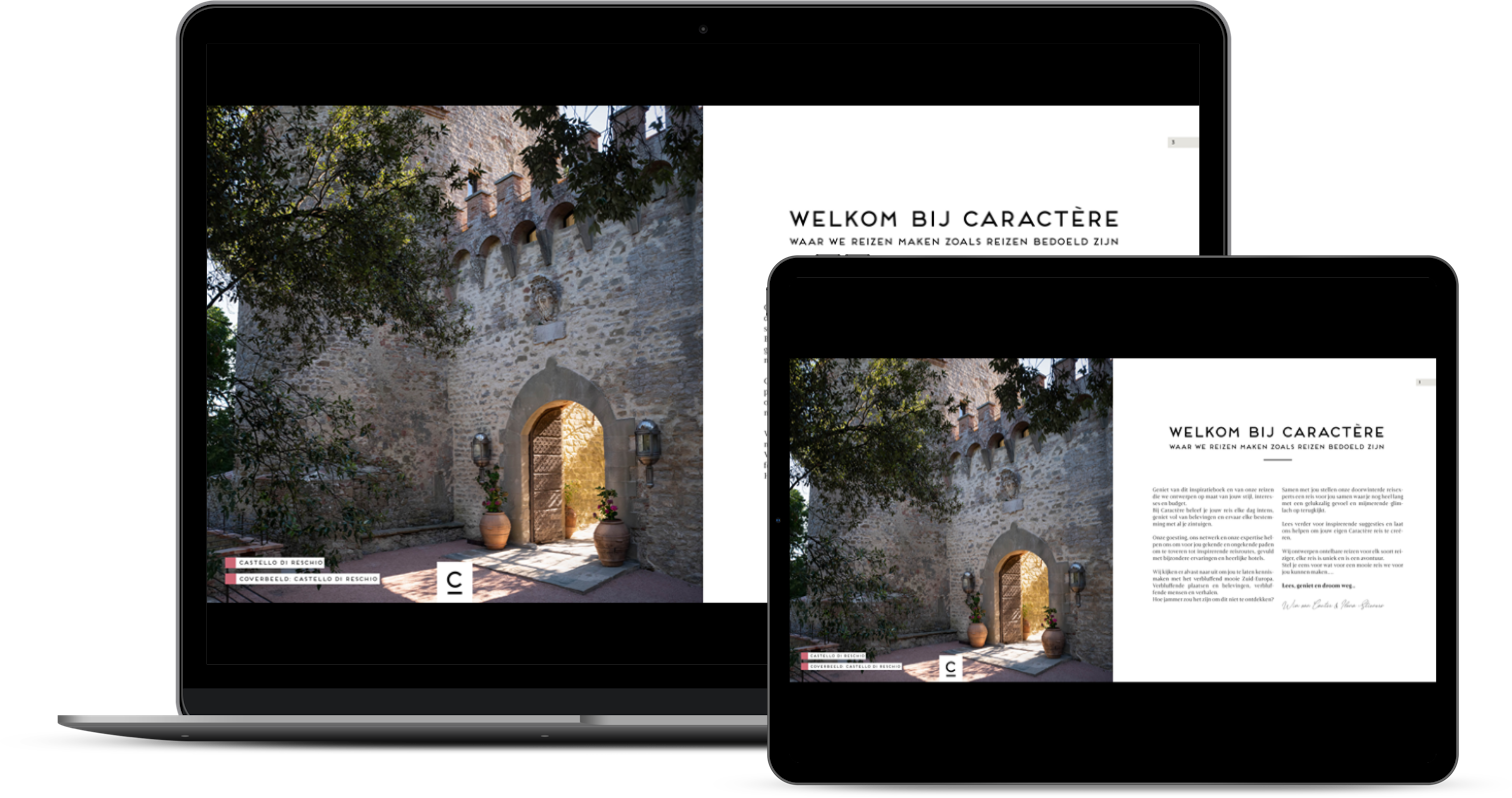 mockup digitale brochure